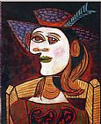 Pablo Picasso Paintings - Femme assise au chapeau Dora Maar by Pablo Picasso